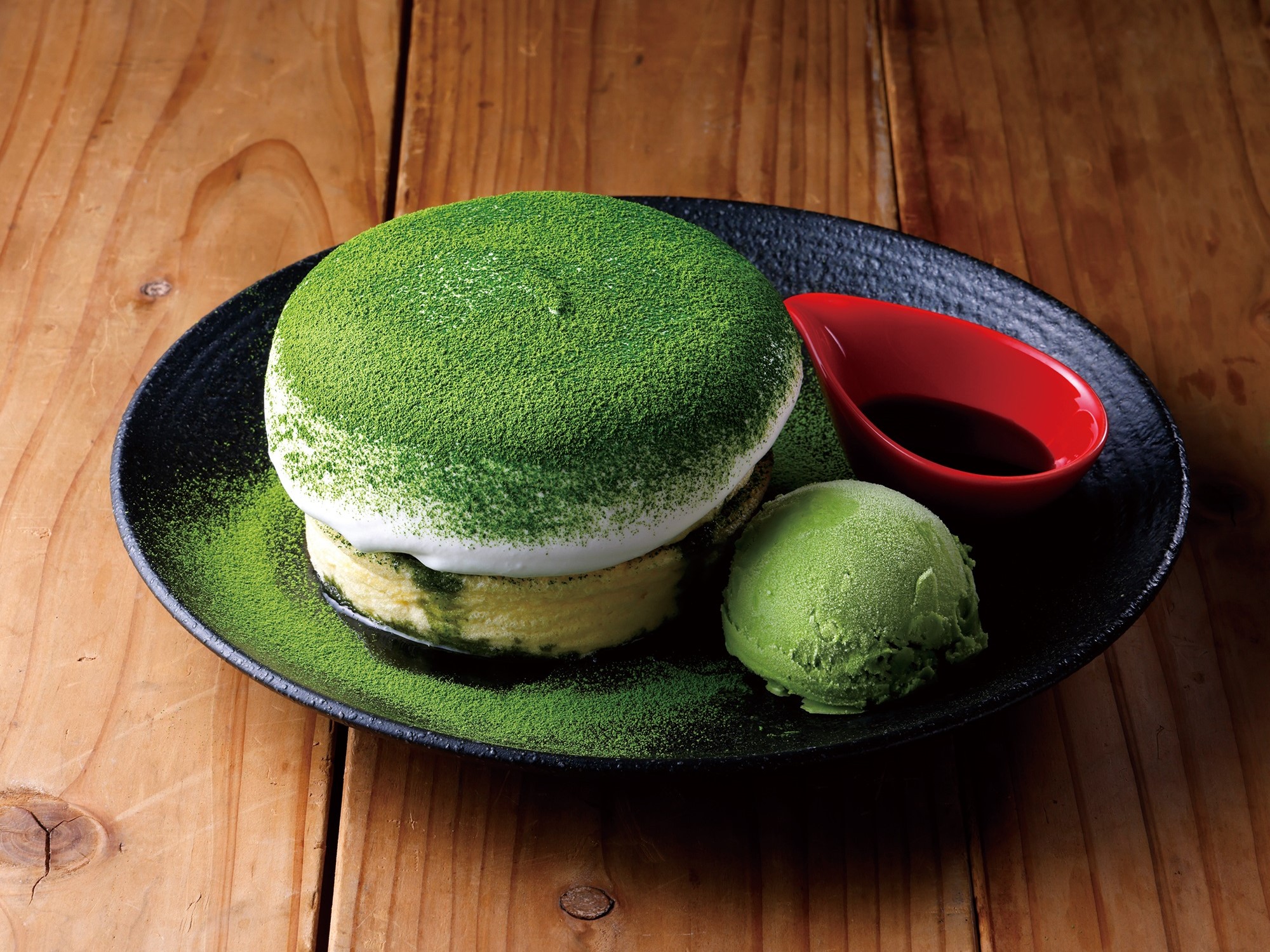 抹茶パンケーキ