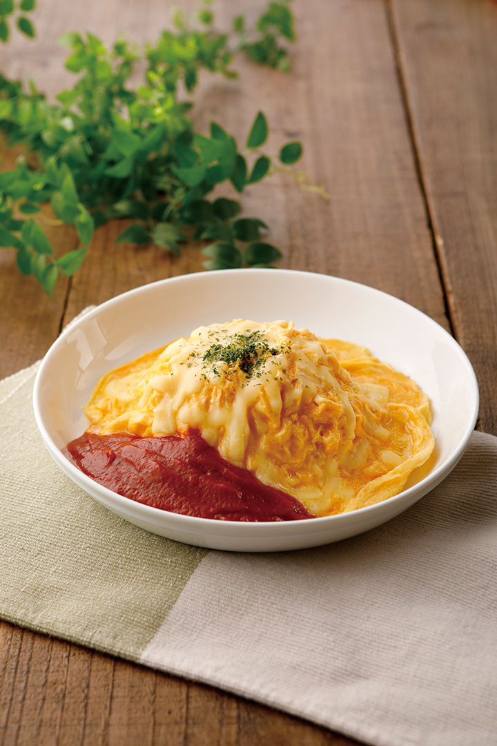 チーズオムライストマトソース